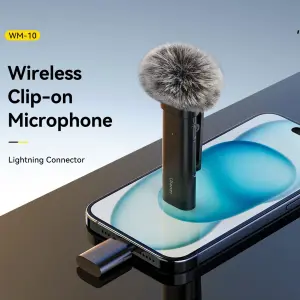 Ulanzi WM-10 Wireless Clip-on Microphone for Smartphone or Tablet